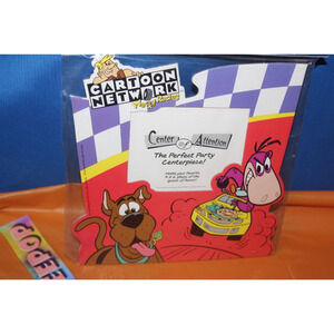 Cartoon Network Centerpiece Photo Frame 97 American Greetings Flintstones Scooby